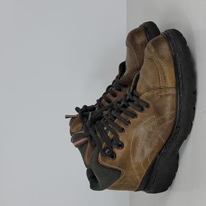 Dr.Martens Bark Grizzly Brown Leather Boots